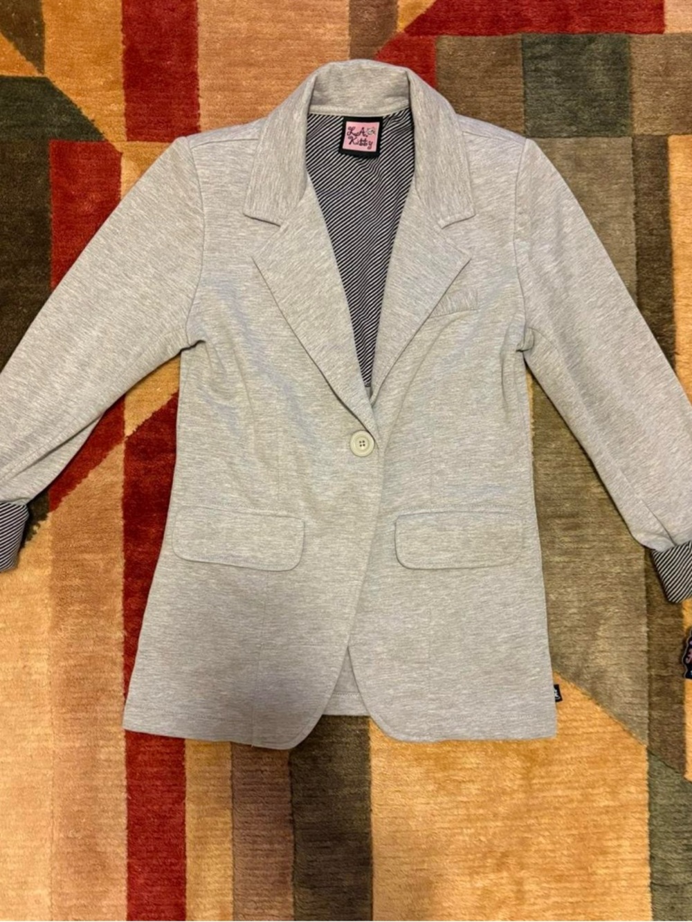 NWT LA Kitty size S Grey blazer